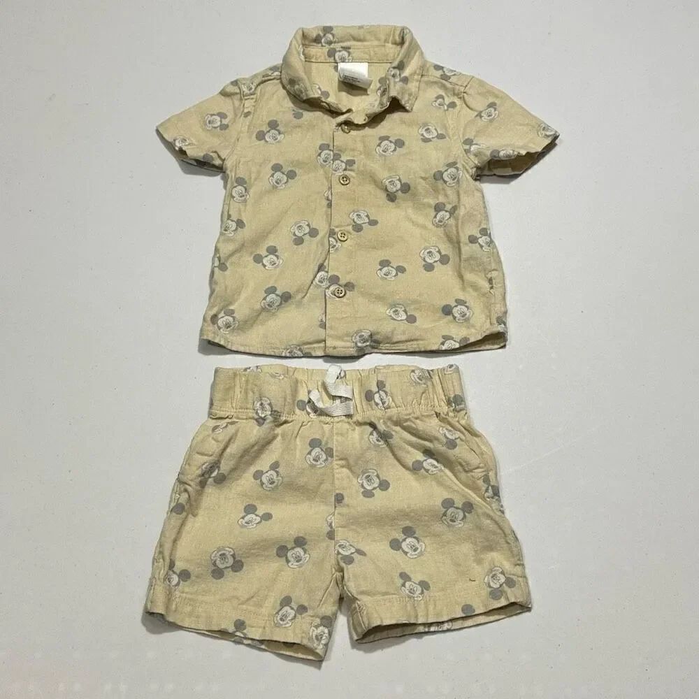 Disney baby Mickey Mouse Shorts set | Size 18 months